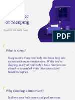 Importance of Sleeping