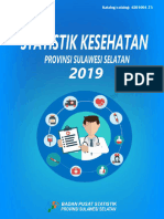 Statistik Kesehatan Provinsi Sulawesi Selatan 2019