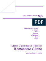 Mario Castelnuovo-Tedesco: Romancero Gitano 5 - Memento