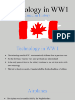 Technology in WW1 PPT (Applied)