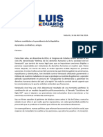 Luis Eduardo Martínez A Candidatos Presidenciales: ¡No A Las Sanciones!