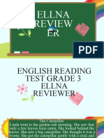 Answer Sheet Ellna Grade 3 | PDF