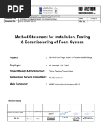 Lps-01-Hti-Mst-Me-032 - Method Statement For Foam Fire Fire Supression System