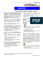Aquadur: Two-Component, Water Based, Epoxy Coating / Primer
