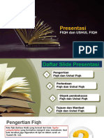 Slide Presentasi Fiqh dan Ushul Fiqh PPT