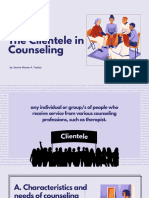Chapter 3 Clientele in Counseling