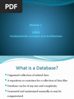 1 - Fundamentals of Database Management Systems