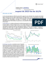 Informe Del Mes Diciembre - 2023 Empleo y Desempleo