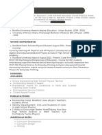 white  Simple Resume  (1) (1)