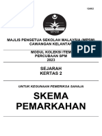 SKEMA PERCUBAAN SEJARAH K2