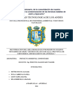 RECUPERACION DEL AREA DEGRADADA POR RESIDUOS SOLIDOS “BOTADERO DE URIPA DISTRITO DE ANCO-HUALLO, PROVINCIA DE CHINCHEROS, DEPARTAMENTO DE APURÍMAC , COSTOS