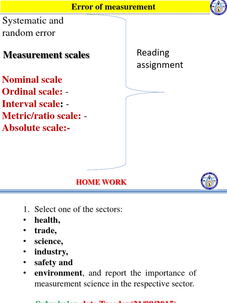 Metro U2 | PDF | Calibration | Metrology