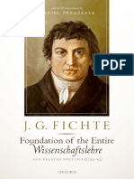 J. G. Fichte, Daniel Breazeale (Editor) - Foundation of The Entire Wissenschaftslehre and Related Writings, 1794-95-Oxford University Press (2021)