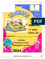 1° Año - Geografía 1° y 2° Trimestre