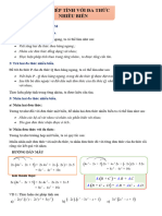 2 Các Phép Tính Với Đa Thức Nhiều Biến