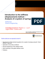 2 - Stiffness Method - Analysis of A System of Springs