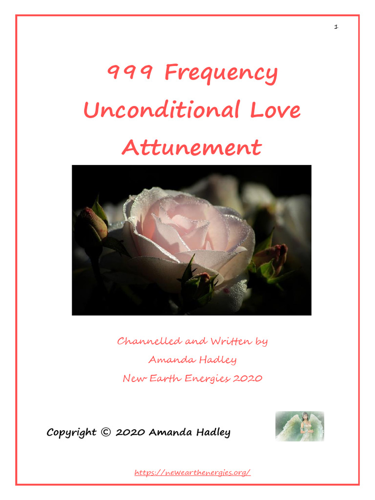 999 Frequency Unconditional Love | PDF | Love | Reiki