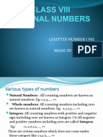 Rational Numbers Class8