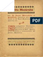 EL RITO MOZÁRABE Por Juan Moraleda y Estbeban