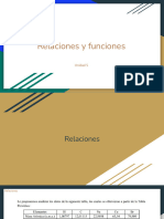 Relaciones y funciones