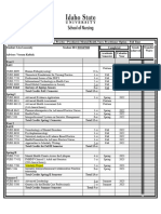 DNP Plan of Study PMHNP Full Time August 2021