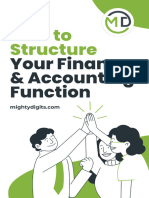 How To Structure Your Finance & Accounting Function