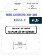 Fiscalite Des Entreprises