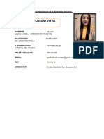 CV Alessandra Arredondo P