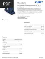 SKF SNL 3136 G Specification