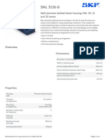 SKF SNL 3136 G Specification