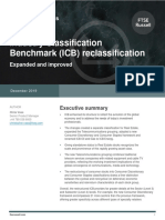 Industry Classification Benchmark Reclassification-Expanded and Improved FINAL