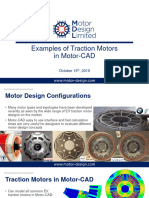 2 Examples of Traction Motors in MotorCAD