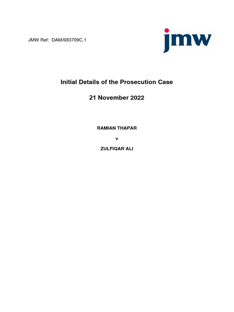 IDPC - Thapar - V-Ali - Compressed | PDF | Common Law | Criminal Law