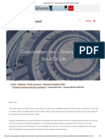 Corporation Tax - Group Relief For ATX-UK - ACCA Global
