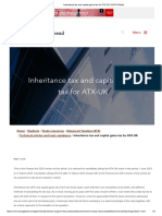 Inheritance Tax and Capital Gains Tax For ATX-UK - ACCA Global