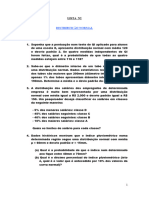 LISTA #02 - Distribuição Normal