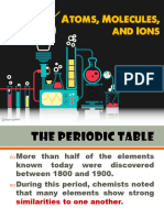 GC1 Lesson 3 Atoms Molecules and Ions 3 The Periodic Table