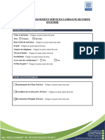 Fiche Renseignement Csi