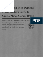 Geology and Iron Deposits of The Western Serra Do Curral