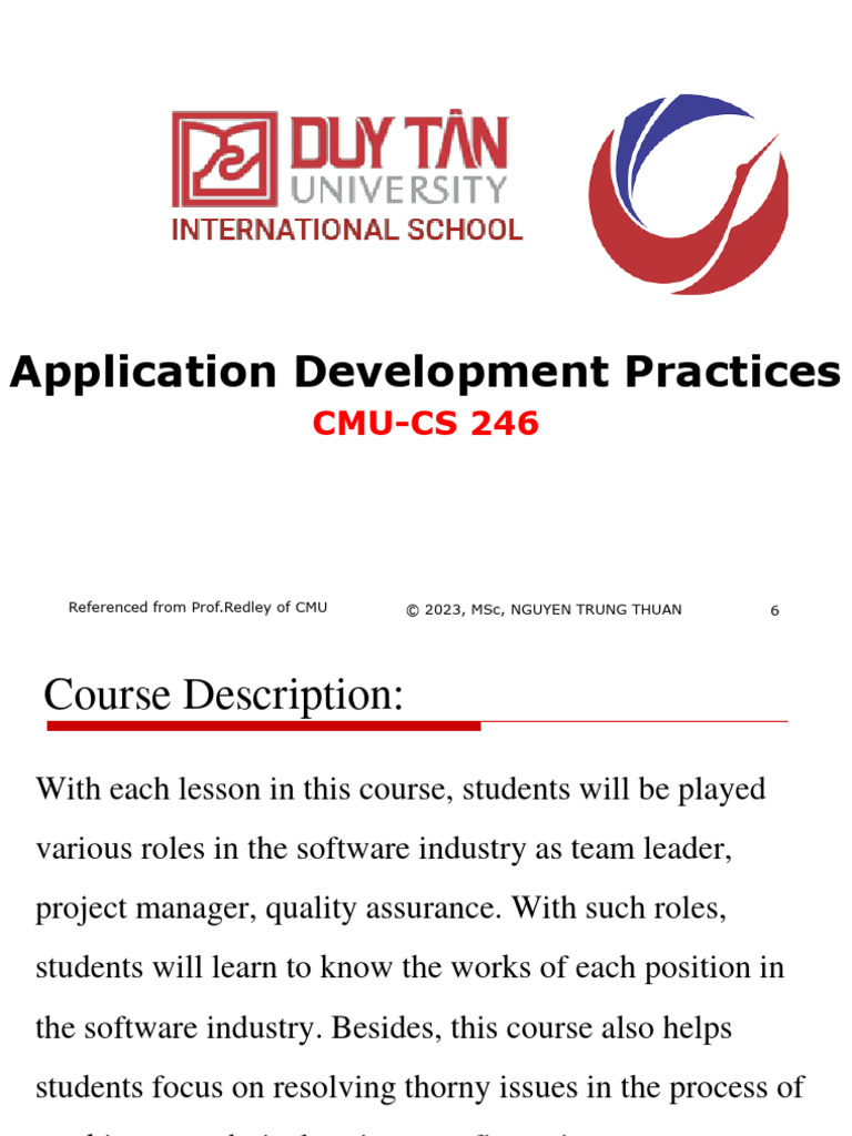 CMU-CS 246 - Application Development Practices - 2024S - Lecture Slides ...