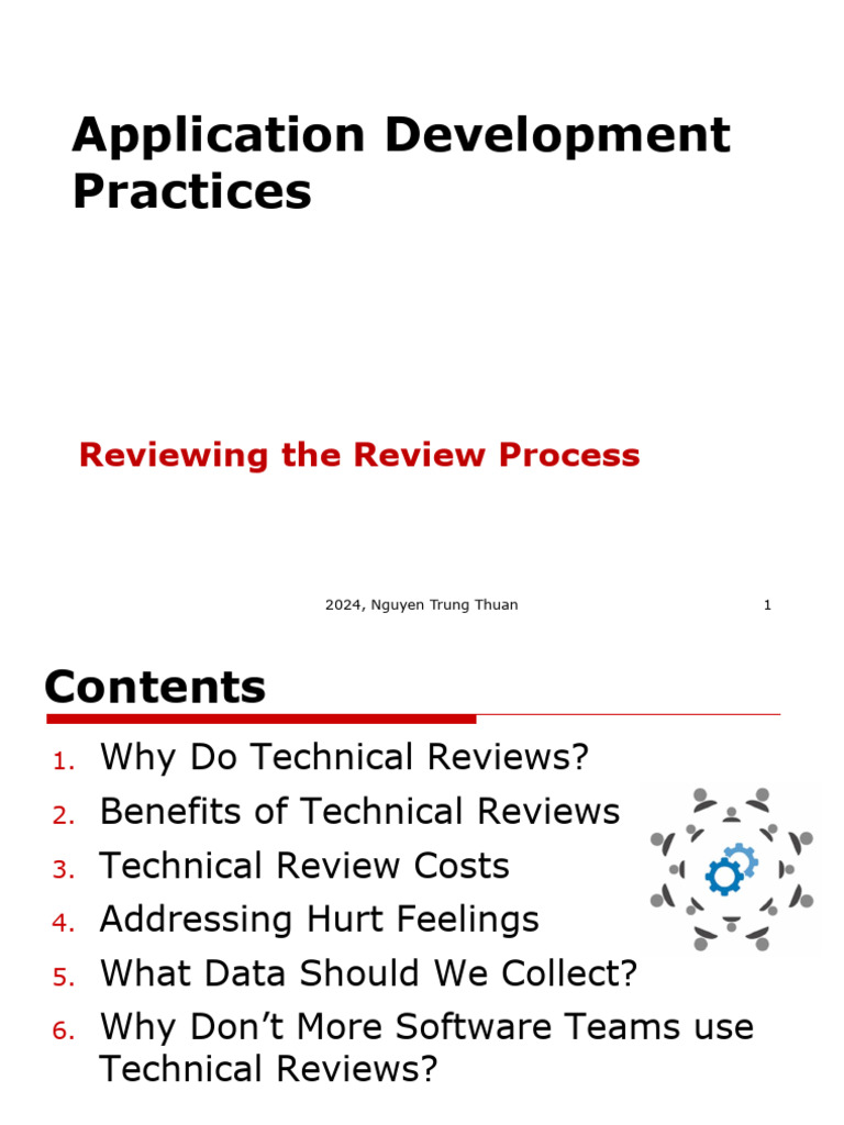 Technical Reviews for Dev Teams | PDF | Software Bug | Unit Testing