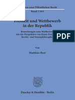Freiheit Und Wettbewerb in Der Republik: Schriften Zum Öffentlichen Recht Band 1365