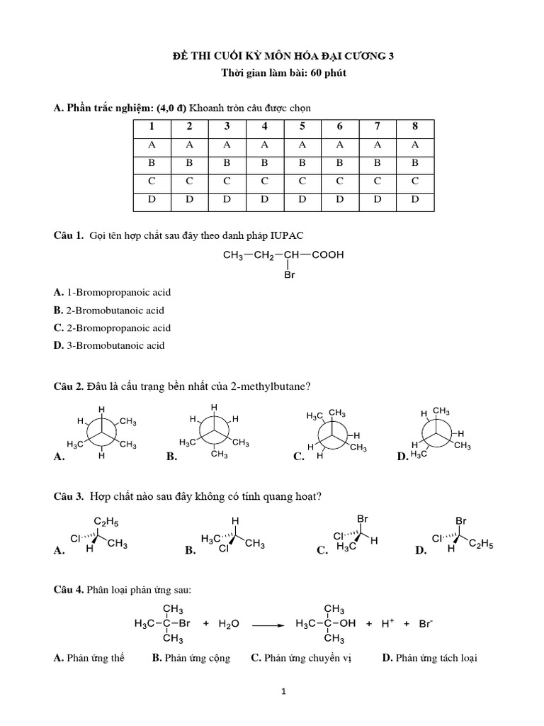 HDC3 de Cuoi Ky Mau de Thi | PDF