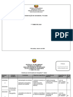 Dosificação de Geografia 7 Classe-2024