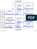 Horarios Primero BTB Link de Clases