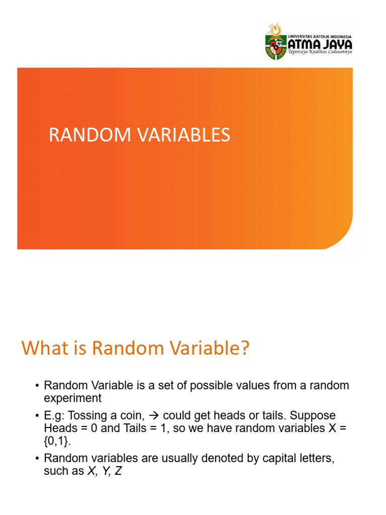 Understanding Random Variables and Distributions | PDF | Probability ...