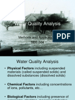 Water Quality Analysis (Physical Paramters)