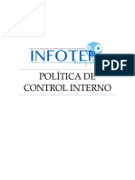 Acuerdo 009 Politica de Control Interno