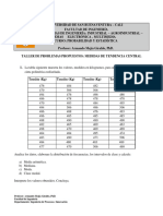 TALLER PROBLEMAS PROPUESTOS - MEDIDAS DE TENDENCIA CENTRAL (A. Mejía)