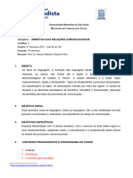 EMENTA - CRONOGRAMA02 - 21 II Semiótica Das Relações Comunicaciionais